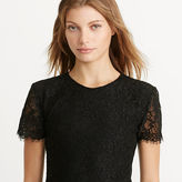 Thumbnail for your product : Ralph Lauren Lace Peplum Top