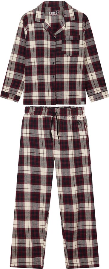 Komodo Jim Jam Womens - Gots Organic Cotton Pyjama Set Maroon - ShopStyle  Pajamas