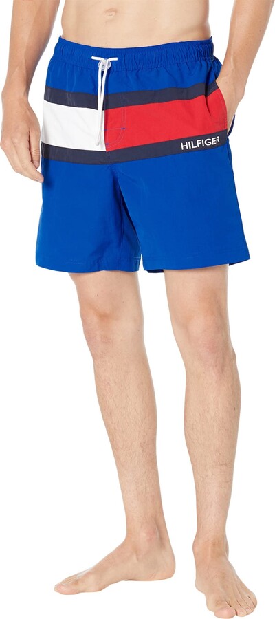 Tommy Hilfiger Men's Standard Swim Trunks with Drawcord Closure - ShopStyle