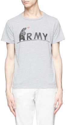Remi Relief 'Army' bear print T-shirt