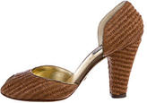 Thumbnail for your product : Dolce & Gabbana Woven Pumps