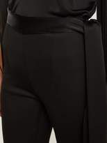 Thumbnail for your product : Galvan Vesper Tassel-belt Flared Trousers - Womens - Black