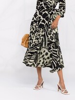 Thumbnail for your product : Samantha Sung Animal-Print Dress