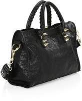 Thumbnail for your product : Balenciaga Small Classic City Spike Leather Satchel