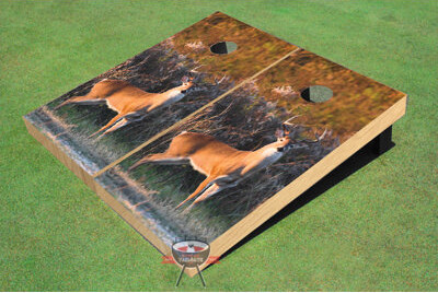 All American Tailgate Deer Cornhole Board Set