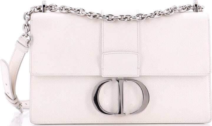 Christian Dior 30 Montaigne Chain Flap Bag Leather East West