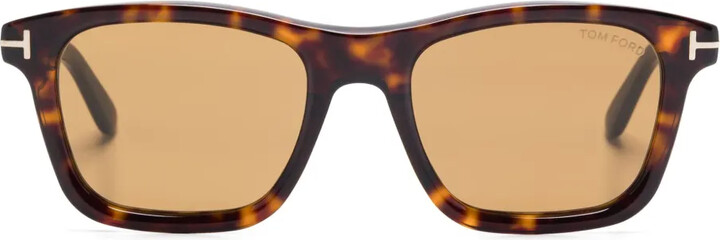 Tom Ford Eyewear The Tom Ford 1179 Barron Sunglasses feature a classic rectangular shape with an arching brow line suitable for men