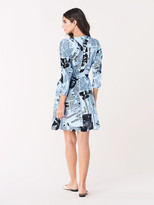 Thumbnail for your product : Diane von Furstenberg Sheena Crepe Wrap Dress