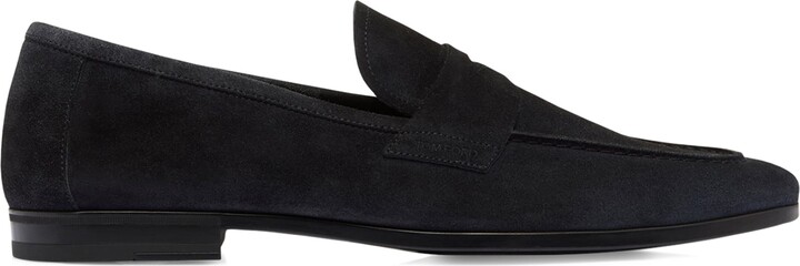Tom Ford Suede Sean Penny Loafers