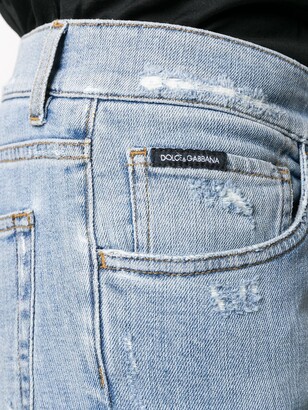 Dolce & Gabbana Stonewashed Effect Straight Jeans