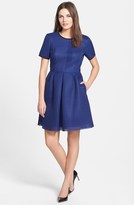 Thumbnail for your product : Pink Tartan Mesh Fit & Flare Dress