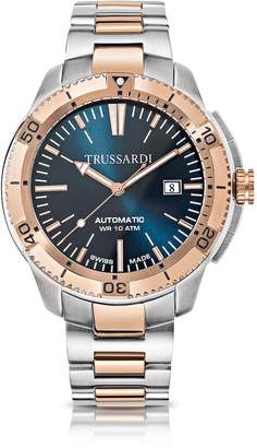 Trussardi Sportive Stainless Steel PVD Plated Men's Automatic Watch