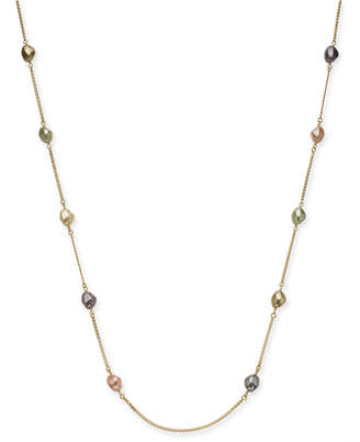 Charter Club Gold-Tone Imitation Pearl Station Necklace, 42" + 2" extender, Created for Macy's