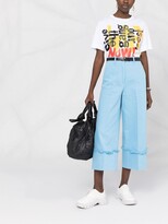 Thumbnail for your product : MSGM High-Waisted Wide-Leg Trousers