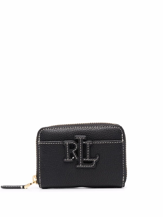Lauren Ralph Lauren Pebble-Texture Zipped Wallet - ShopStyle