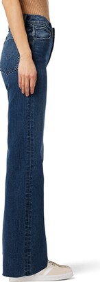 Hudson Rosie Raw Hem High Waist Ankle Wide Leg Jeans