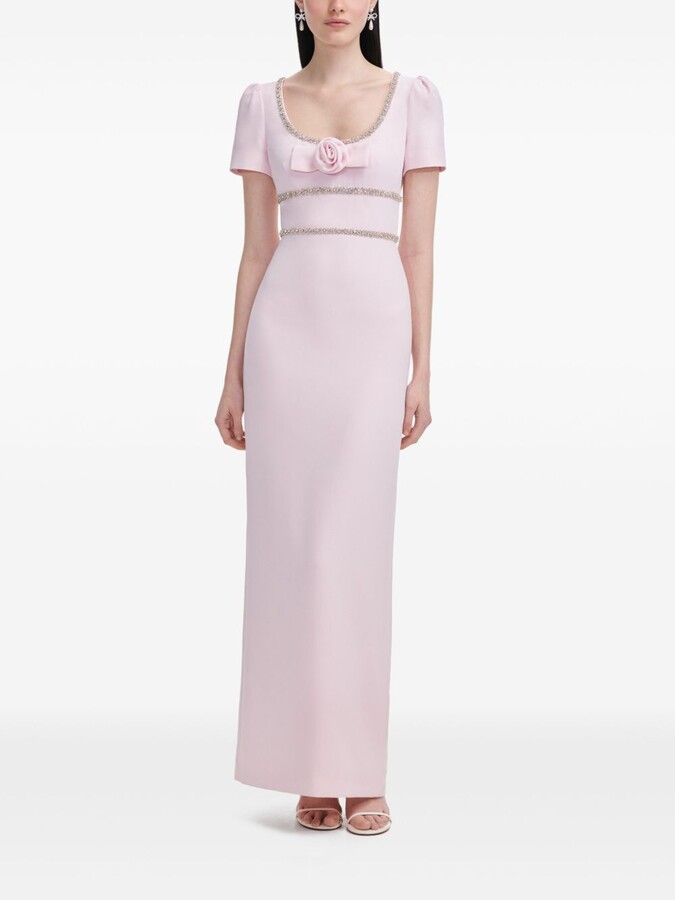 Self-Portrait Crystal-Embellished Dress