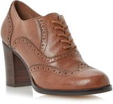 Thumbnail for your product : Steve Madden Junni Stack Block Heel Leather Brogue