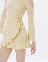Thumbnail for your product : Rebecca Vallance Billie Tie Frill Mini Dress