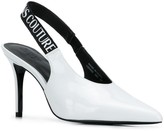 Thumbnail for your product : Versace Jeans Couture Logo Strap Slingback Pumps