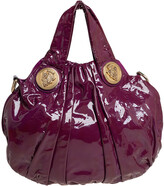 Thumbnail for your product : Gucci Purple Patent Leather Small Hysteria Hobo