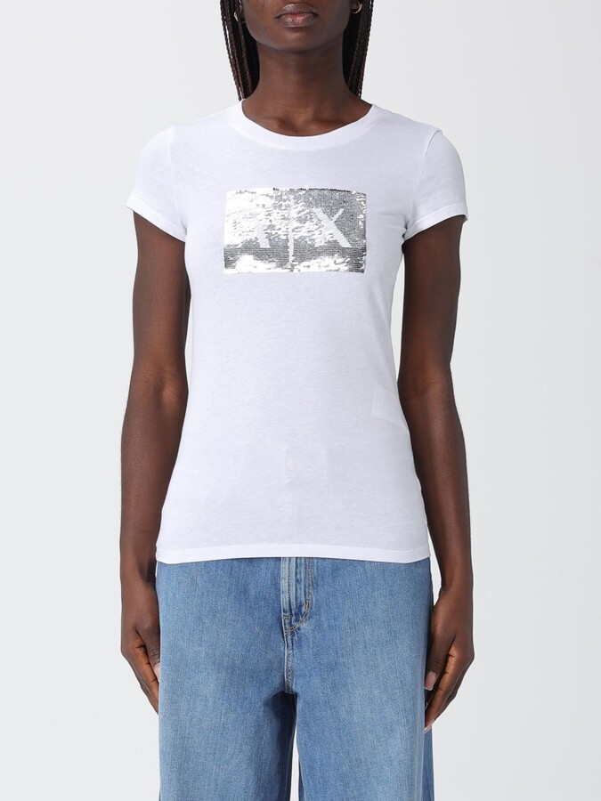 Armani Exchange T-Shirt Woman color White