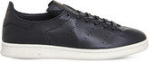 Thumbnail for your product : adidas Stan smith lea sock leather trainers
