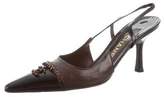 Thumbnail for your product : Chanel CC Slingback Pumps