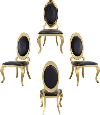 Rosdorf Park Lacye Tufted King Louis Back Parsons Chair Dining Chair