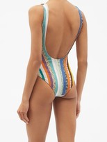 Thumbnail for your product : Missoni Mare Low-back Striped Swimsuit - Multi