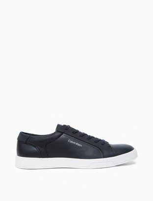Calvin Klein Bowyer Saffiano Leather Trim Sneaker - ShopStyle