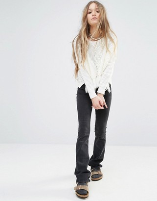 Moon River Fray Detail Sweater