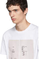 Thumbnail for your product : Raf Simons White Drugs Cover Slim Fit T-Shirt