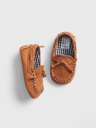 Gap Baby Gingham-Lined Loafers