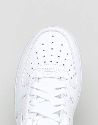 Nike Air Force 1 '07 Sneakers In White Patent