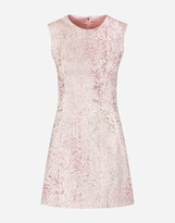 Thumbnail for your product : Dolce & Gabbana Short Lurex Jacquard Dress