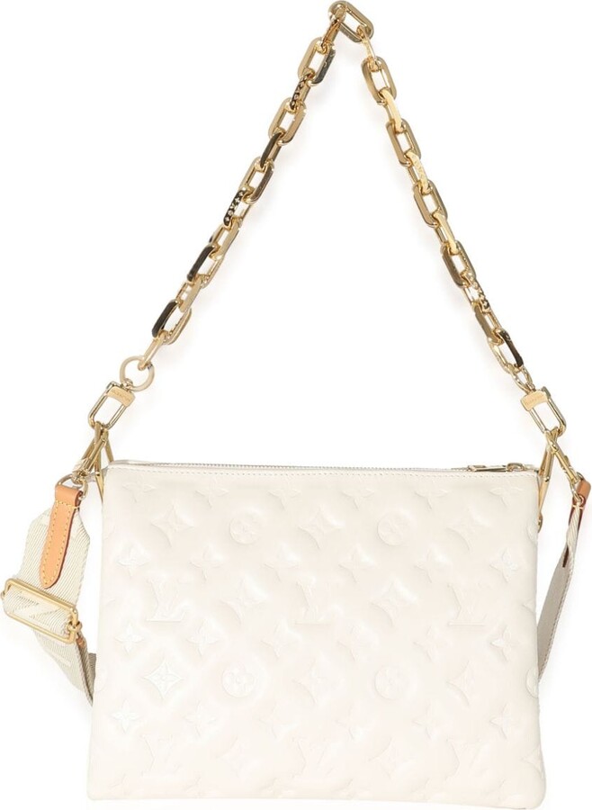 Pre-owned Louis Vuitton White Handbags