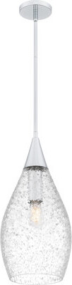 Ivy Bronx Nefeli 1-Light Polished Chrome Pendant Light