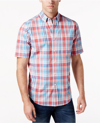 Club Room Men's Big and Tall Plaid Shirt, Only at Macy's