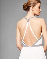 Thumbnail for your product : Ted Baker VERITYY Embellished pleated maxi dress