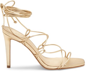 gold wrap around heels