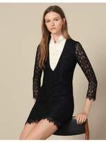 Thumbnail for your product : Sandro Short Dress With Layered Effect