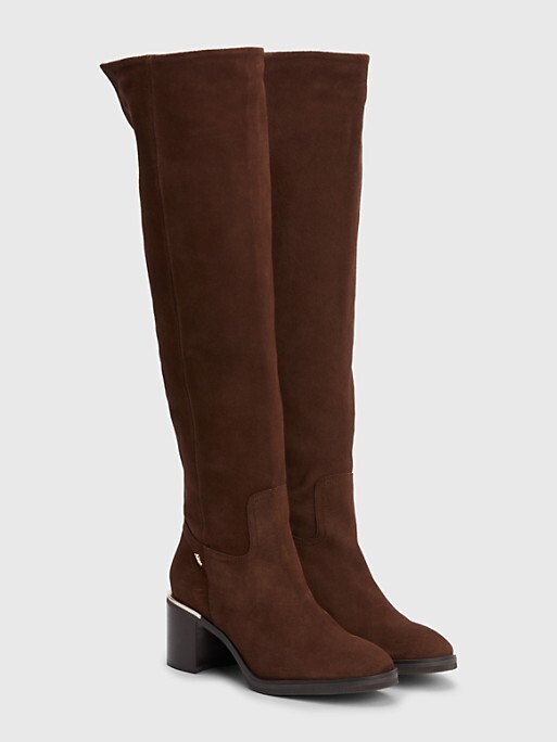 Tommy Hilfiger Suede Women's Boots | ShopStyle