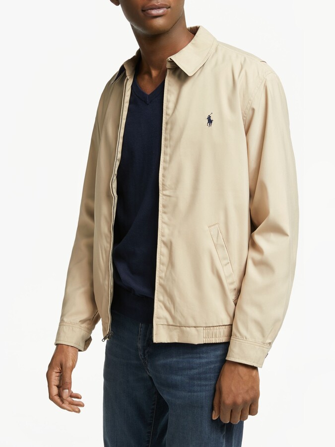 polo jacket tan