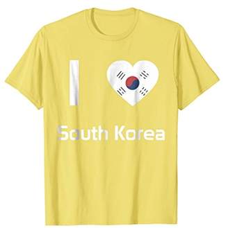 I love South Korea T-shirt Tee Tees T Shirt Tshirt