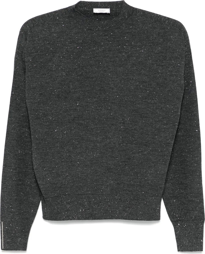 Peserico Metallic-Thread Sweater