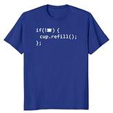 Thumbnail for your product : If Coffee Empty Then Refill Cup Funny IT Programmer T-Shirt