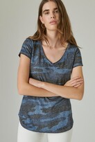 Thumbnail for your product : Lucky Brand Vneck Camo Tee