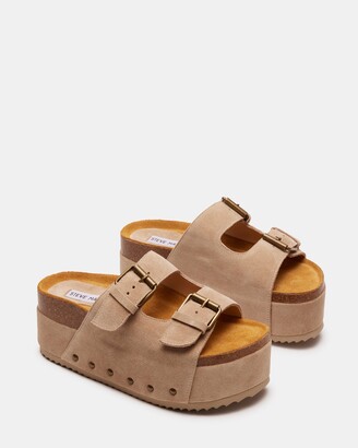★Steve Madden★ベスト商品★KALI TAUPE SUEDE★サンダル Steve Madden Kali Taupe Suede - ShopStyle Slide Sandals
