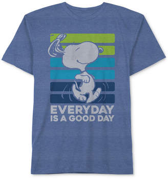 Peanuts Big Boys Snoopy Graphic-Print T-Shirt